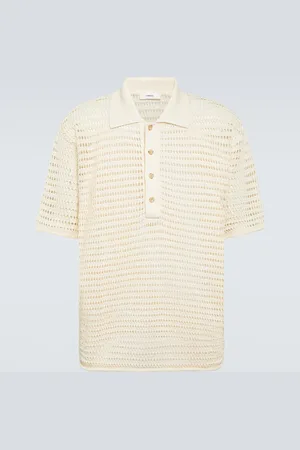 COMMAS Pointelle polo shirt