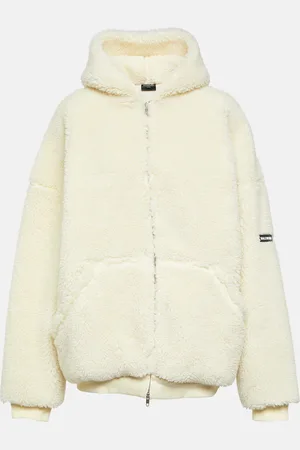 Balenciaga Outerwear faux-shearling hoodie