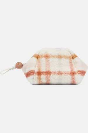Loro Piana Puffy Small cashmere and silk pouch