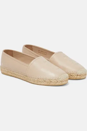 Saint Laurent Monogram leather espadrilles