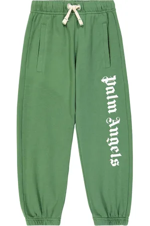 Palm Angels Logo cotton jersey sweatpants