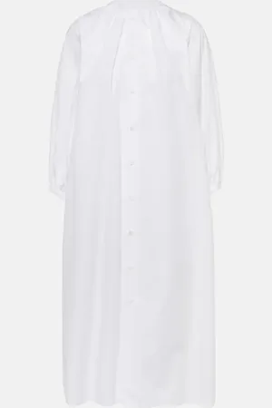 Maison Margiela Cotton poplin midi dress