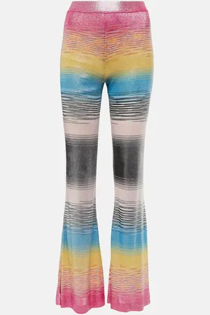 Missoni LamÃ© knit high-rise flares
