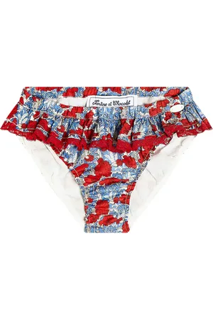 Tartine Et Chocolat Baby floral cotton bikini bottoms