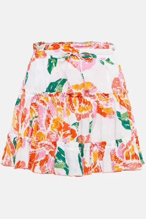 POUPETTE ST BARTH Clara printed cotton miniskirt