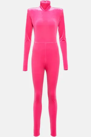 ALEXANDRE VAUTHIER Turtleneck velvet jumpsuit
