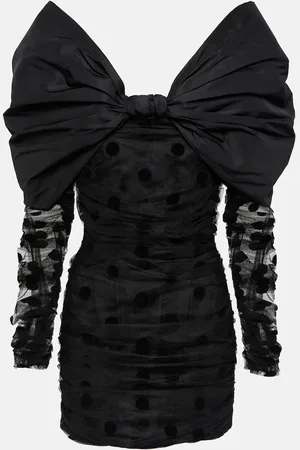 Nina Ricci Polka-dot tulle minidress
