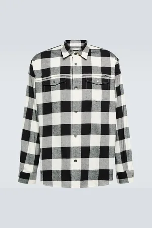 UNDERCOVER Checked cotton shirt