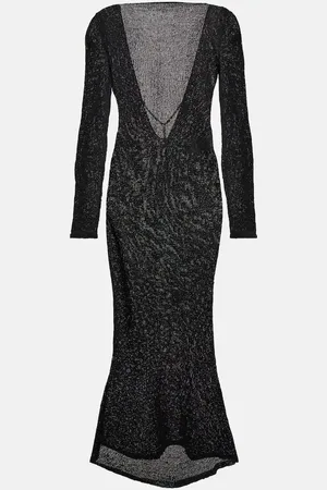 Tom Ford Open-back embellished maxi dress