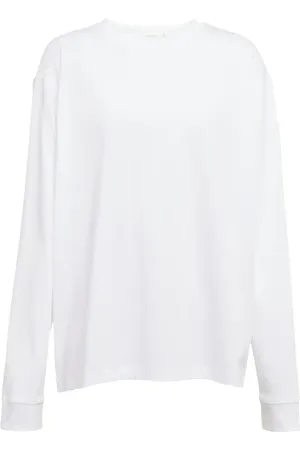 The Row Ciles long-sleeved cotton top