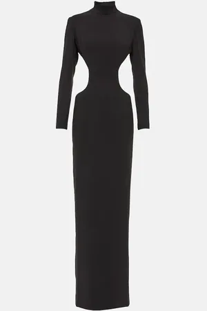Monot MÃ´not Cutout crÃªpe gown