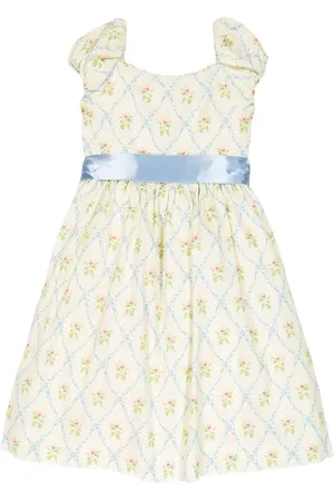 Ralph Lauren Printed cotton and silk dress