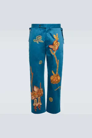 BODE Bell Flower cotton pants
