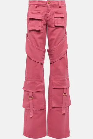 BLUMARINE Denim cargo pants