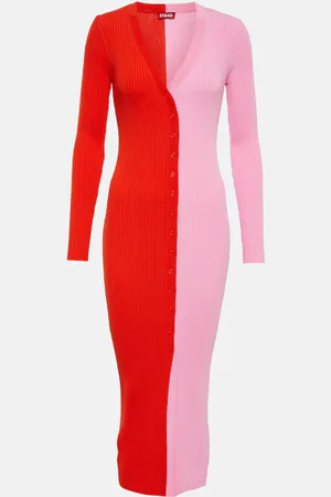Staud Shoko cardigan midi dress