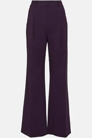 VERONICA BEARD Ollie wool-blend wide-leg pants