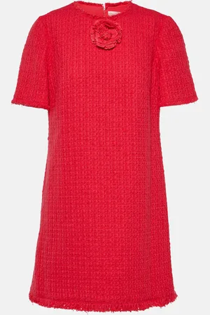 Oscar de la Renta BouclÃ© minidress