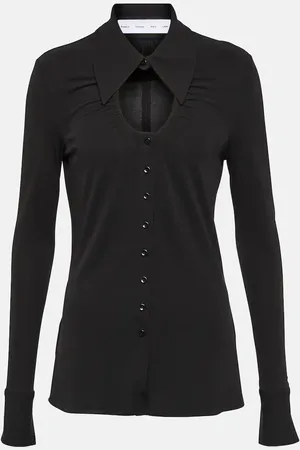 Proenza Schouler White Label cutout jersey top