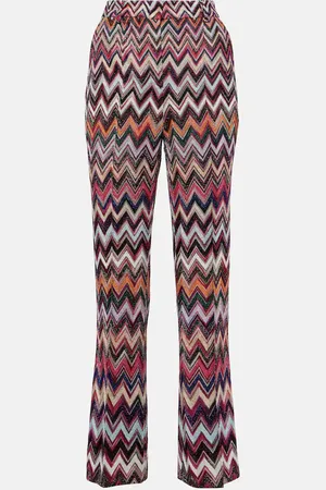 Missoni Zig Zag lamÃ© flared pants