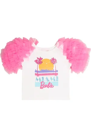Tutu Du Monde X BarbieÂ® Miami Shores tulle-trimmed cotton T-shirt