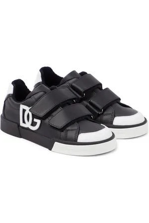 Dolce & Gabbana Portofino logo leather sneakers