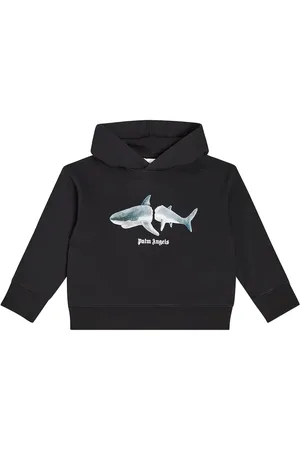Palm Angels Printed cotton jersey hoodie