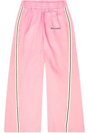 Palm Angels Logo wide-leg track pants