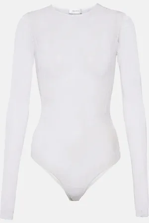 WARDROBE.NYC Floral Chantilly lace bodysuit