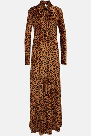 Paco rabanne Leopard-print maxi dress