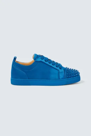 Christian Louboutin Louis Junior Spikes suede sneakers