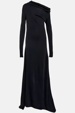 Salvatore Ferragamo One-shoulder jersey gown