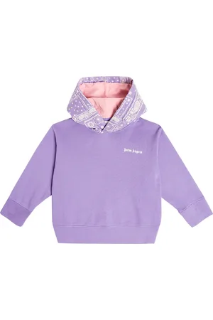 Palm Angels Paisley cotton jersey hoodie