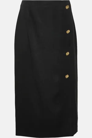 Nina Ricci Wool midi pencil skirt