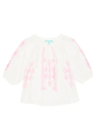 Melissa Odabash Baby Aliyah embroidered blouse
