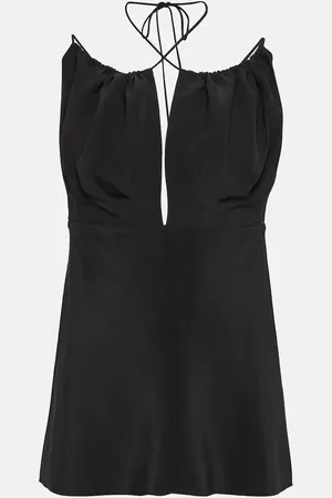 Totême Halterneck silk top