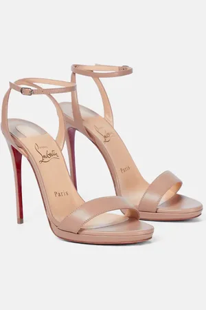 Christian Louboutin Loubi Queen 120 leather sandals