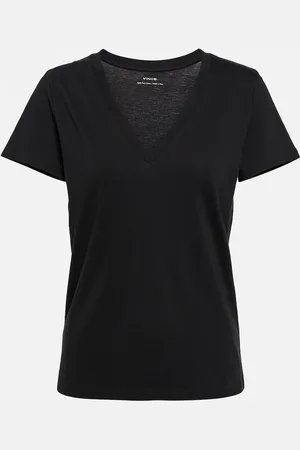 Vince Cotton V-neck T-shirt