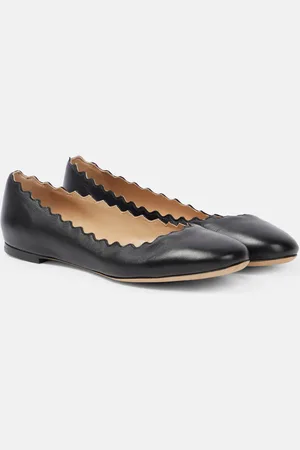 Chloé ChloÃ© Lauren leather ballet flats