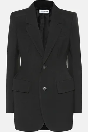 Balenciaga Hourglass virgin wool blazer