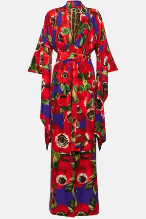 Dolce & Gabbana Floral silk robe