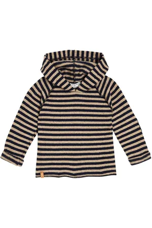 1+ IN THE FAMILY Baby Leandre striped hoodie