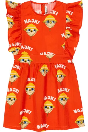 Mini Rodini Ruffled cotton dress