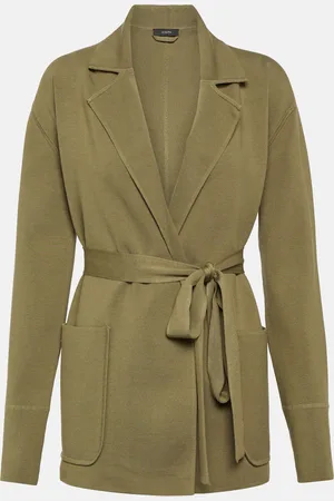 Joseph Silk-blend wrap coat