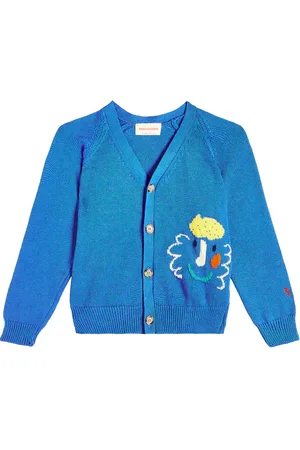 Bobo Choses Embroidered cotton cardigan