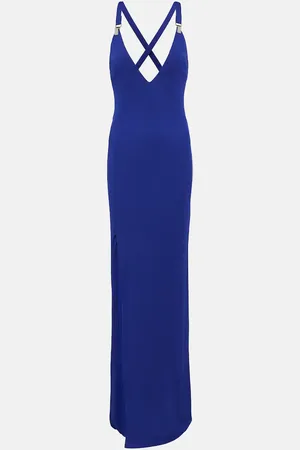 Tom Ford Embellished wool, cashmere and silk maxi dress