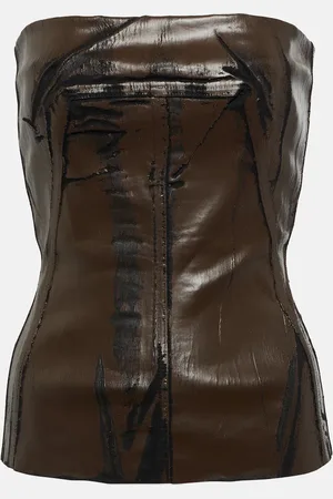 Rick Owens Coated denim corset