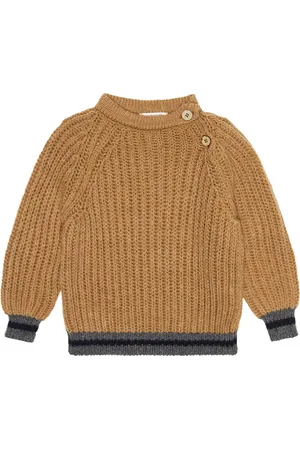 1+ IN THE FAMILY Baby Pablo ribbed-knit sweater