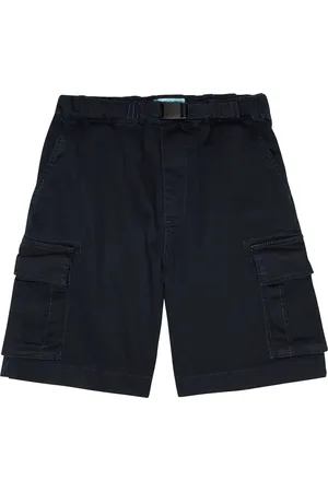 Woolrich Belted cargo cotton shorts