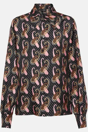Etro Polka-dot paisley silk shirt