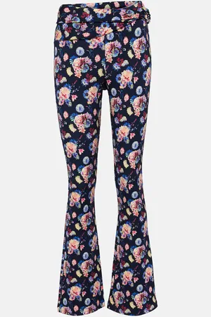 Paco rabanne Floral high-rise pants